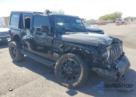 2022 Jeep Wrangler Unlimited Sahara 4Xe из США, поврежденный, VIN 1C4JJXP65NW276988